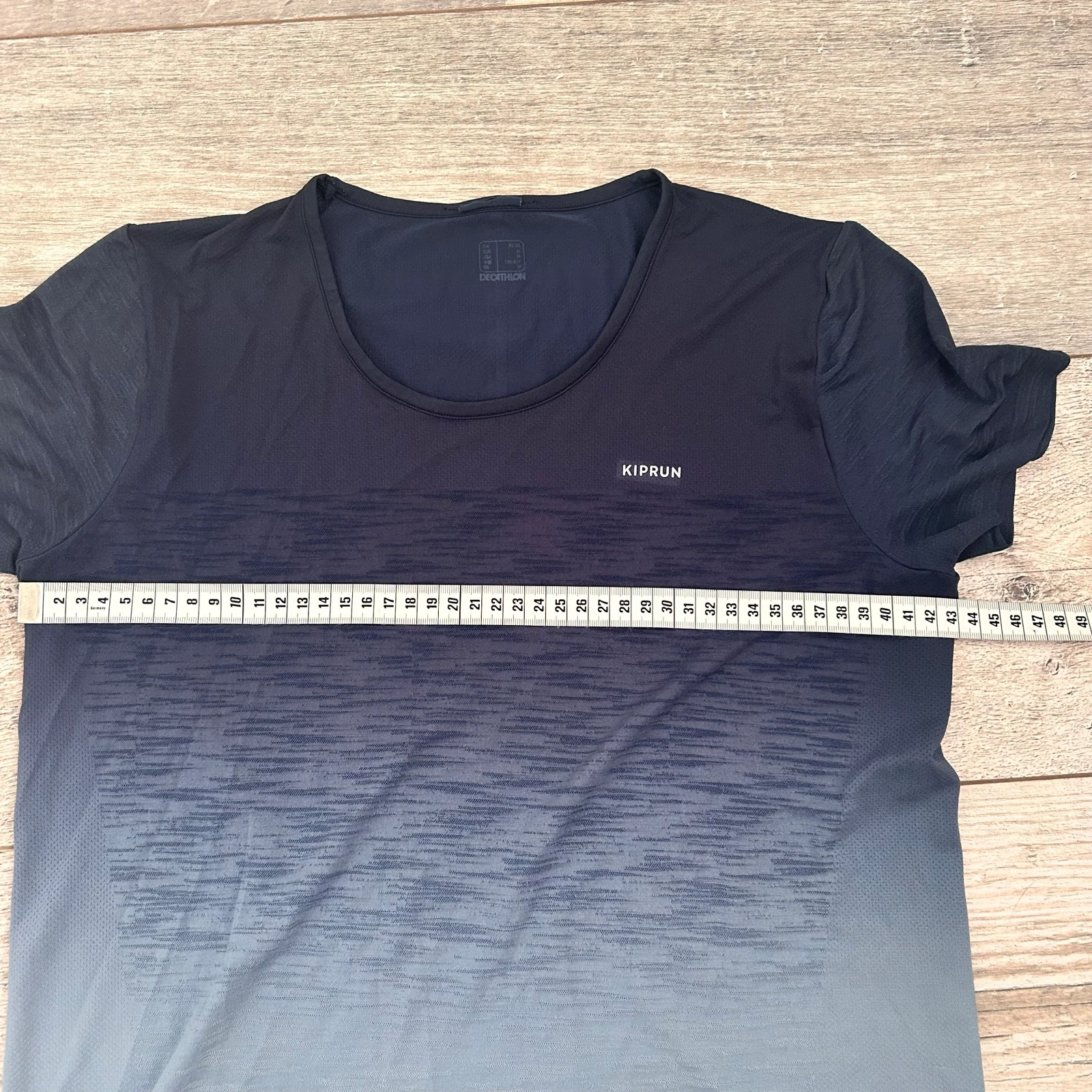 T-Shirt Decathlon Kiprun Hardloop Azul Ombre / Degrade – Tamanho M – photo 7